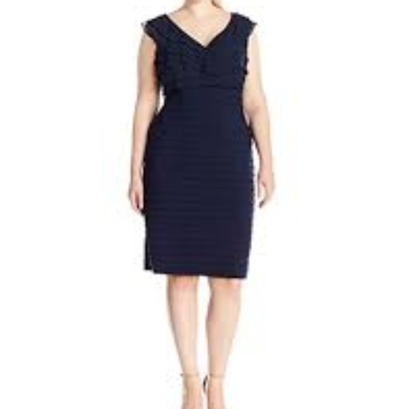 Adrianna Papell Dresses & Skirts - ADRIANNA PAPELL WOMAN Cap Sleeve Chiffon Dress